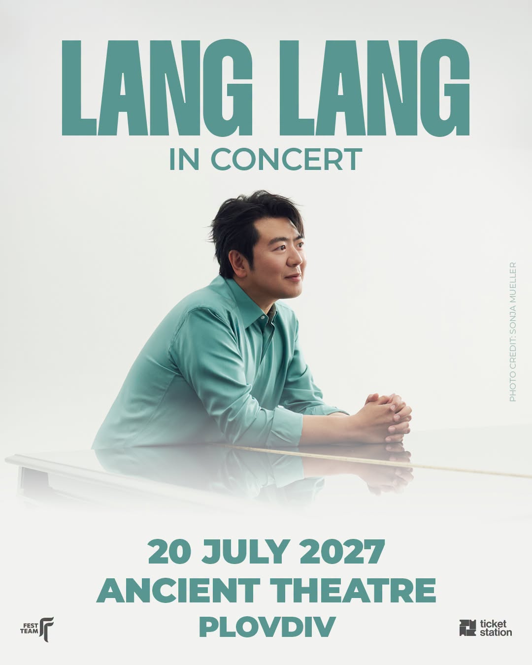 Lang Lang 2026–2027 tour poster